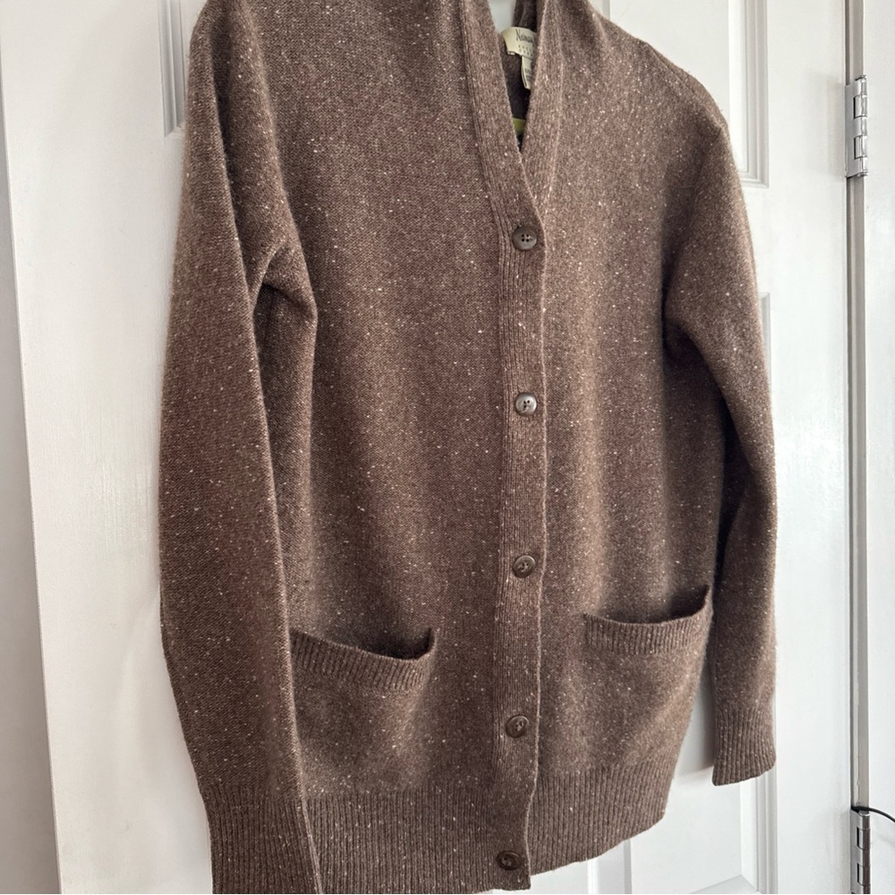 Neiman  Marcus 100% Cashmere Hooded Sweater M